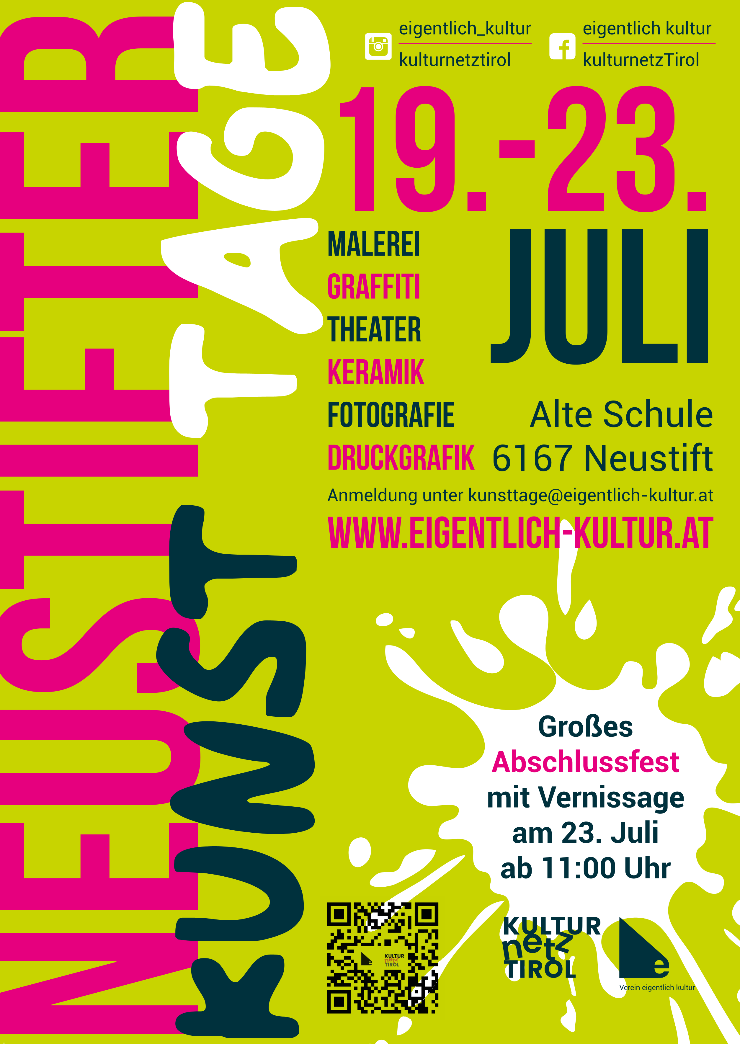 Neustifter Kunsttage 2023